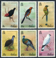 Belize 387-392, MNH. Mi 371-376. Birds 1977. Manakin,Oriole, Motmot,Tinamou,Hawk - Belize (1973-...)