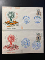 Enveloppes 1er Jour "Année Mondiale Du Réfugié" - 07/04/1960 - 1253 - Historique N° 335/335A - 1960-1969