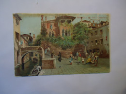 ITALY POSTCARDS VENEZIA  PAINTINGS RIO DELLO - Autres & Non Classés