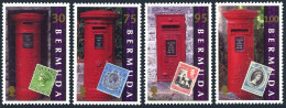 Bermuda 783-786, MNH. Mail Boxes And Stamps, 1999. - Bermuda