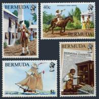 Bermuda 445-448,hinged.Michel 434-437. Joseph Stockdale,Horseman,Ship.1984. - Bermuda