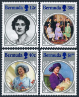 Bermuda 469-472,473,lightly Hinged.Queen Mother,85th Birthday.1985. - Bermudes