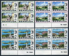 Bermuda 276-279 Blocks/4,MNH.Mi 265-268. Keep Bermuda Beautiful,1971.Lighthouse. - Bermudas