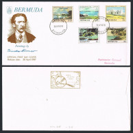 Bermuda 514-518 FDC. Michel 503-507. Paintings-Winslow Homer. Landscapes, 1987. - Bermuda