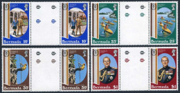 Bermuda 415-418 Gutter, MNH.Mi 404-407. Duke Of Edinburgh's Awards,25th Ann,1981 - Bermudas