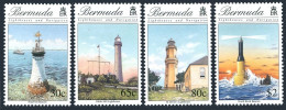 Bermuda 727-730, MNH. Michel 709-712. Lighthouses,1996. Hog Fish Beacon, Davids, - Bermudas