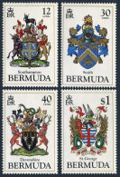 Bermuda 457-460, MNH. Mi 446-449. Coat Of Arms 1984: Southampton,Smith,St George - Bermuda