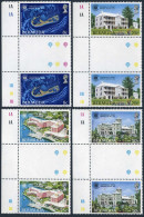 Bermuda 402-405 Gutter,MNH.Mi 391-394. Commonwealth Finance,meeting 1980.Map. - Bermudas