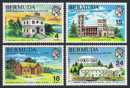 Bermuda 272-275, MNH. Michel 261-264. Bermuda's Parliament-350. Ship.1970. - Bermuda