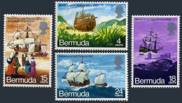 Bermuda 280-283, MNH. Michel 269-272. Voyage Of Sir George Somers, 1971. Ships. - Bermudes