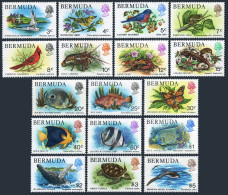Bermuda 363-379, MNH. Mi 352-368. Birds, Frog, Fish, Butterflies, Whale,Lobster, - Bermudas