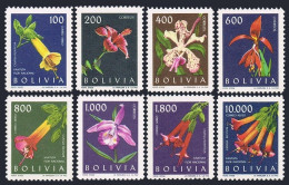 Bolivia 459-462, C237-C240, MNH. Mi 672-679. Flowers 1962. Hibiscus,Lily,Orchid. - Bolivie