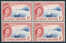 Cayman 135 Block/4, MNH. Michel 136. QE II, 1953. Catboat. - Kaimaninseln