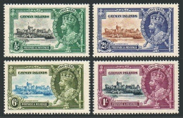Cayman 81-84, MNH/MLH. Mi 82-85. King George V Silver Jubilee Of The Reign,1935. - Caimán (Islas)