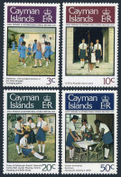 Cayman 400-403, Lightly Hinged. Michel 405-408. Girl's Brigade, 1978. - Iles Caïmans