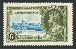 Cayman 83, MNH. Mi 84. King George V Silver Jubilee Of The Reign, 1935. Windsor - Iles Caïmans