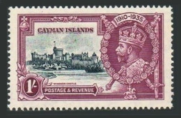 Cayman 84,lightly Hinged. Mi 85. King George V Silver Jubilee Of The Reign,1935. - Iles Caïmans