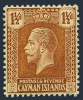 Cayman 53,lightly Hinged.Michel 59. King George V,1921. - Cayman (Isole)