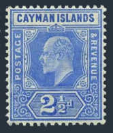 Cayman 23, Lightly Hinged. Michel 23. King Edward VII, 1908. - Cayman Islands