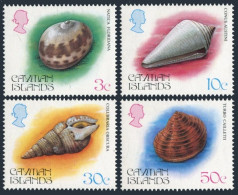 Cayman 518-521,lightly Hinged. Shells-1984:Natica Floridana,Conus,Colubraria, - Iles Caïmans