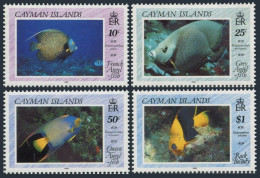 Cayman 618-621,MNH.Michel 632-635. Angelfish 1990. - Kaimaninseln