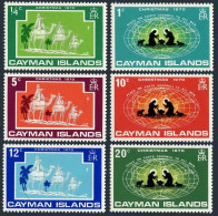 Cayman 277-282, MNH. Michel 276-281. Christmas 1970. Nativity, Camel, Globe. - Cayman Islands