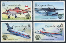 Cayman 514-517, MNH. Michel 518-521. Manned Flight Bicentenary, 1983. Mosquito. - Cayman (Isole)