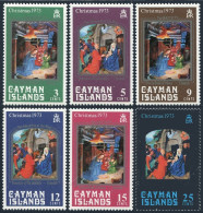 Cayman 314-319, MNH. Mi 313-318. Breviary-Queen Isabella, Sforza Book. Christmas - Caimán (Islas)