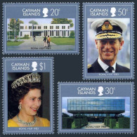 Cayman 506-509,509a, MNH. Mi 510-513, Bl.14. Visit Of QE II, Prince Philip,1983. - Cayman (Isole)