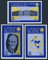 Cayman 434-436, MNH. Michel 438-440. Rotary International,75, 1980. Paul Harris. - Caimán (Islas)