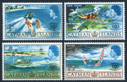 Cayman 193-196, MNH. Michel 194-197. Tourist Year ITY-1967. Water Skying, Diving - Kaaiman Eilanden