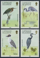 Cayman 594-597,MNH.Michel 604-607. Birds 1988:Herons.Butorides Striatus,Egretta - Cayman Islands