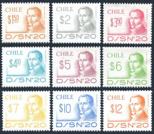 Chile 542-550, MNH. Michel . Diego Portales, 1981. - Chili