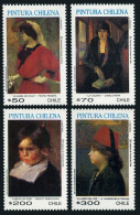 Chile 970-973,MNH.Mi 1462-1465. Chilean Paintings,1991.Pedro Reszka,Camilo Mori, - Chile