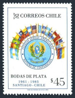 Chile 687, MNH. Michel 1085. American Air Forces Cooperation System-25, 1985. - Chile