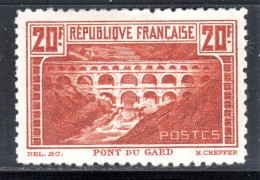 N° 262B (Pont Du Gard Type I) Neuf** TB: COTE= 2400 € - Ungebraucht