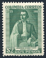 Colombia 542, MNH. Michel . Joaquin De Cayzedo Y Cuero, 1946. - Kolumbien