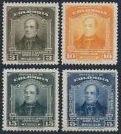 Colombia 539-C145, MNH. Mi 493-496. Andres Bello, 1781-1865, Poet, Educator,1946 - Colombie