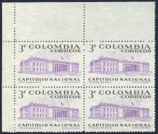 Colombia 705 Block/4, MNH. Michel 857. Capitol Bogota, 1959. - Kolumbien