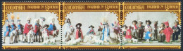 Colombia C682-C684a,MNH.Michel 1408-1410. Christmas 1979.Creche Sculptures. - Colombia
