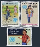 Colombia C673-C675,MNH.Michel 1390-1392. ICY-1979.Children. - Colombia