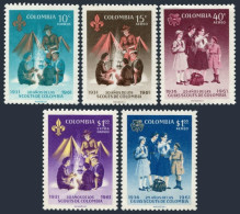 Colombia 746, C435-C438, MNH. Mi 1024-1028. Colombian Boy Scouts, 30th Ann.1962. - Colombia