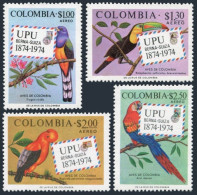 Colombia C611-C614, MNH. Michel 1275-1278. UPU-100, 1984. Parrot. - Colombia