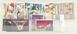 1992 MNH Malta Year Collection Postfris** - Malte