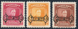 Costa Rica C224-C226 Bl./4, MNH. Mi 483-485. Franklin Roosevelt.New Value, 1953. - Costa Rica
