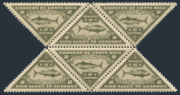 Costa Rica 186 Block/6, MNH. Michel 200. National Exposition 1937. Tuna. - Costa Rica