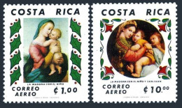 Costa Rica C808-C809, MNH. Mi 1091-1092. Christmas 1980. Paintings By Raphael. - Costa Rica
