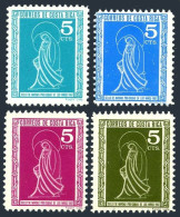 Costa Rica RA 33-RA36, Hinged. Postal Tax Stamps. Christmas 1967. Madonna. - Costa Rica