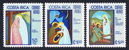 Costa Rica C649-C651, MNH. Michel 928-930. Christmas 1975. Jorge Gallardo. - Costa Rica