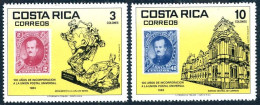 Costa Rica 280-281, MNH. Michel 1200-1201. UPU Membership Centenary, 1983. - Costa Rica